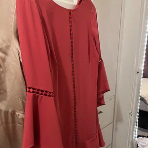 Salmon White House Black Market Formal Dress